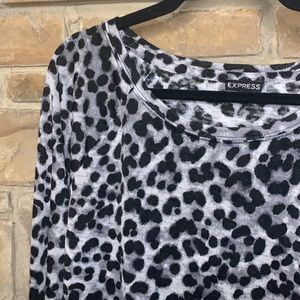 Leopard print sweater